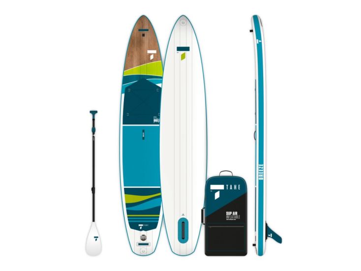 TAHE 12'6 x 30" Breeze Wing Air aufblasbares SUP Paket