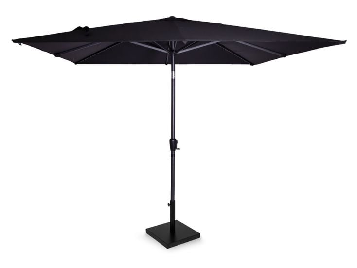 VONROC Rosolina 280 Premium Sonnenschirm mit Fuß - Anthracite