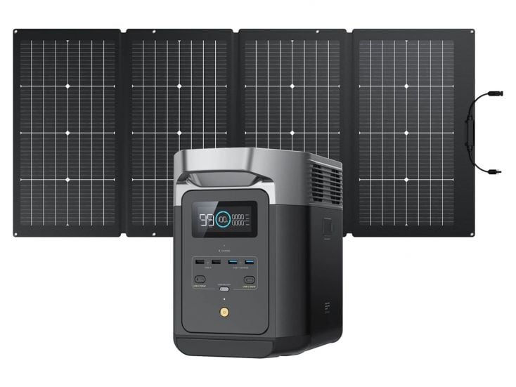 Ecoflow Delta 2 mit 220 Watt Solarmodul