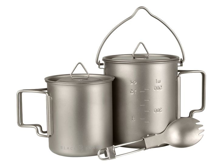 Black Snake 3-teiliges Titanium Kochgeschirr Set