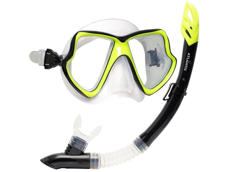 Atlantis Java Erwachsene Schnorchel-Set - Yellow
