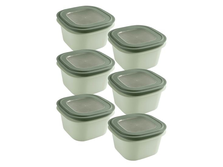 Sunware Sigma home 1,8 Liter Set von 6 Frischhaltedose - Green