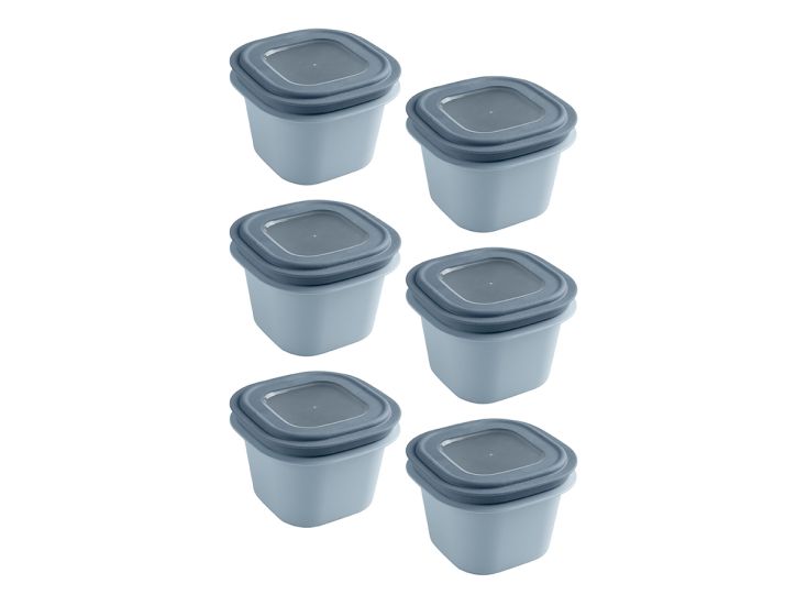 Sunware Sigma home 0,8 Liter Set von 6 Frischhaltedose - Blue