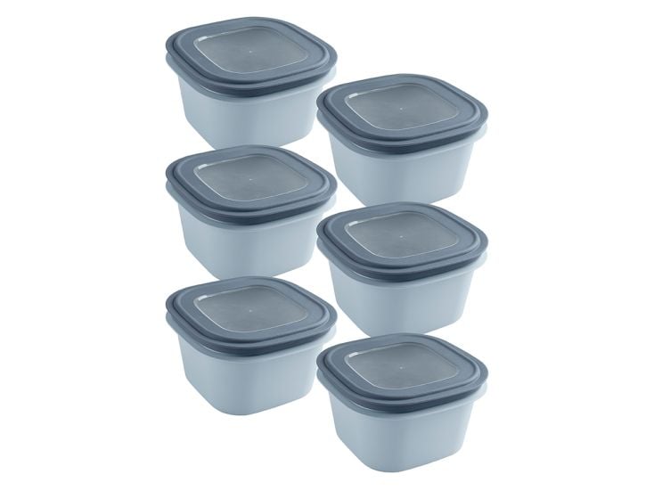 Sunware Sigma home 1,8 Liter Set von 6 Frischhaltedose - Blue