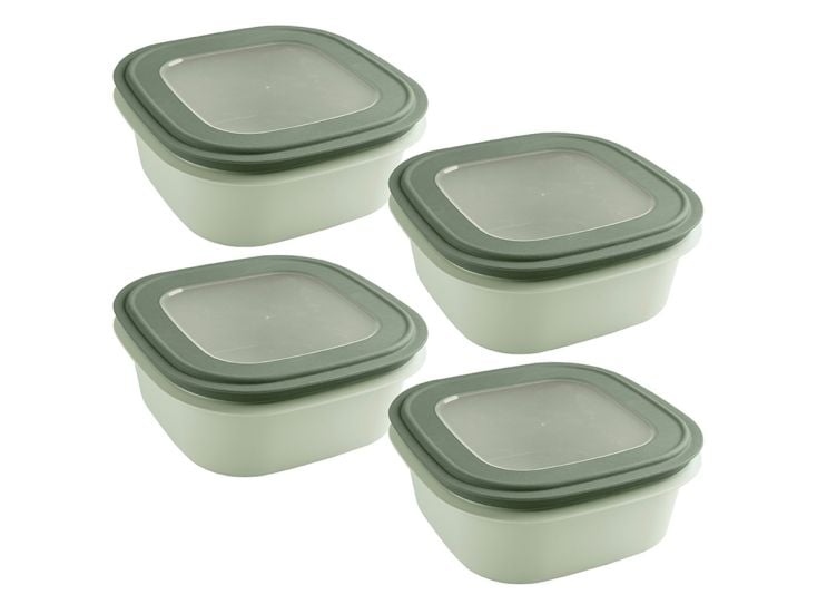 Sunware Sigma home 2,8 Liter Set von 4 Frischhaltedose - Green