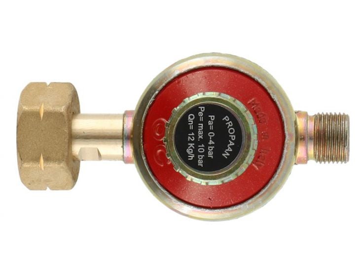 Gimeg 0-4 Bar 3/8" Links verstellbarer DIN Gasdruckregler
