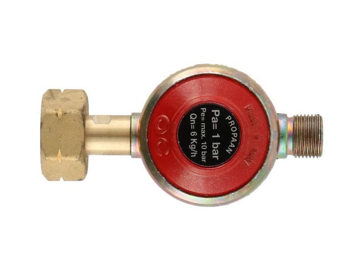 Gimeg 1 bar 3/8 inch links DIN Gasdruckregler