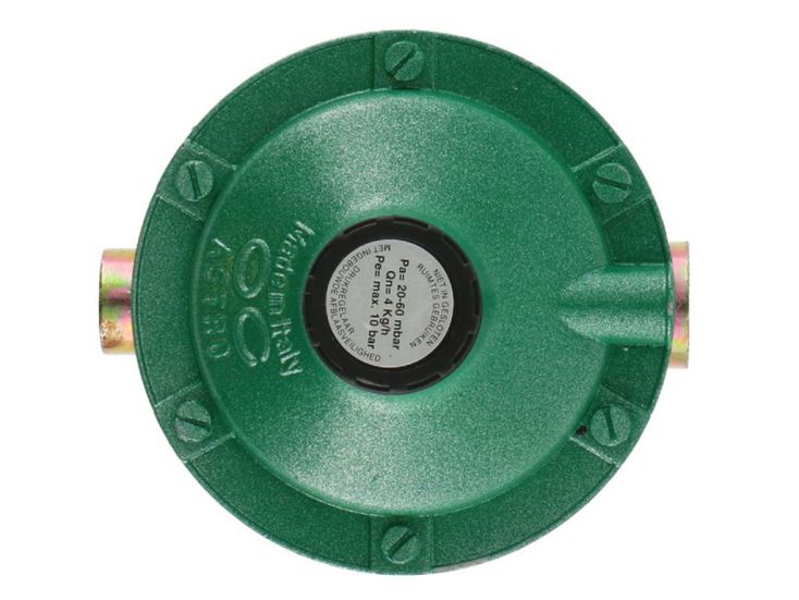 Gimeg 20-60 mbar 1/4" x 3/8" verstellbarer Gasdruckregler