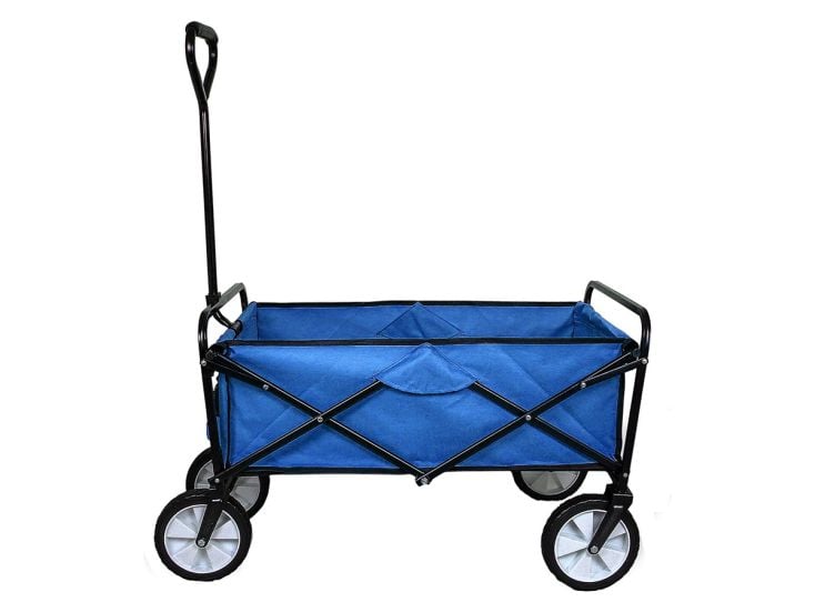 Monstershop Faltbarer Gartenwagen - Blue