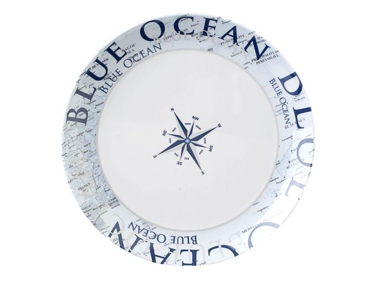 Brunner Blue ocean 25 cm Eßteller