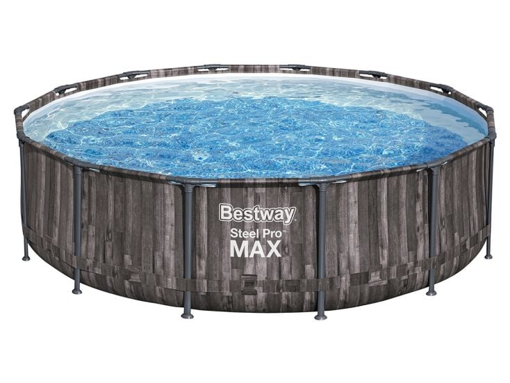 Bestway Steel Pro Max 427 Holzoptik Pool