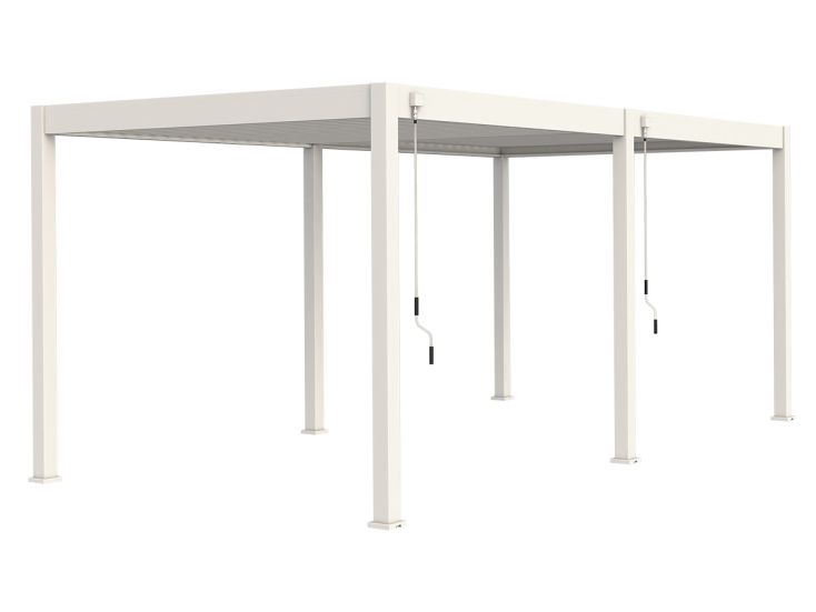 Novum ORION 360 x 720 cm Pergola - White