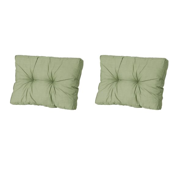 Madison Basic grün Rückenkissen - 2er Set