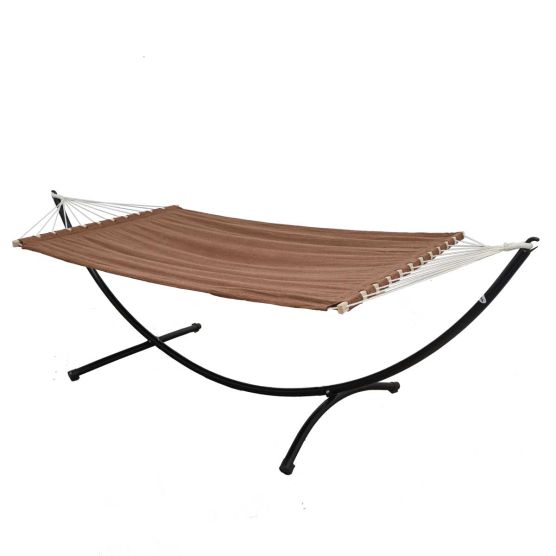 AMANKA 200 x 120 Hängematte mit Gestell - Brown