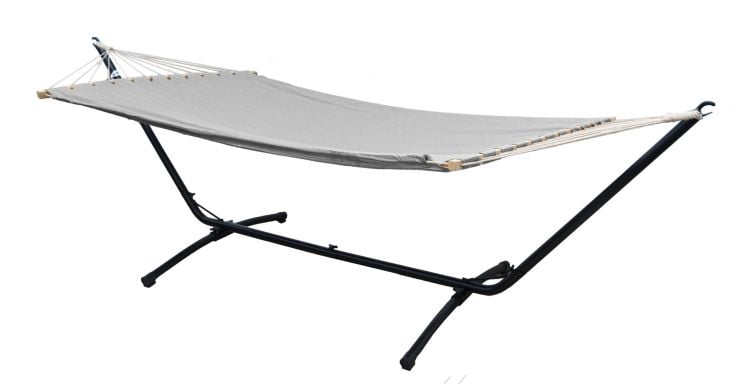 AMANKA 200 x 120 cm Hängematte mit Gestell - Grey