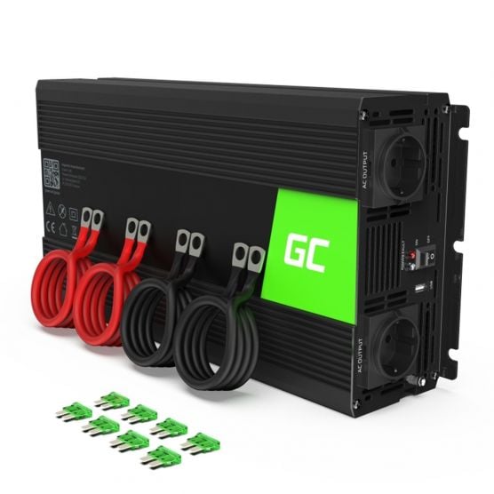 Green Cell INV15 12V/3000W Wechselrichter