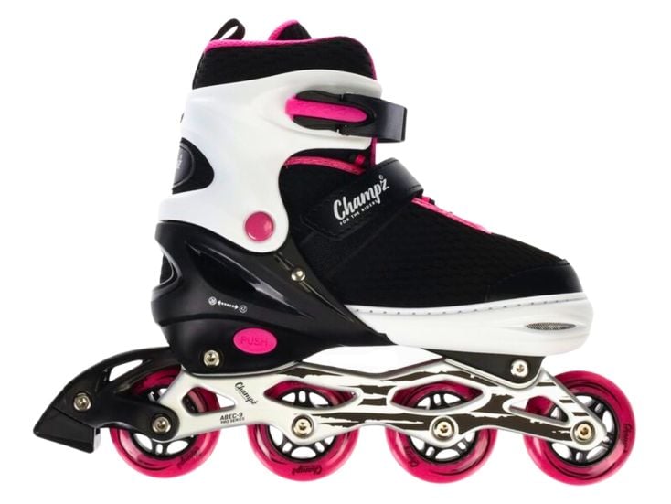 Champz Rosa ABEC9 Semi-Softboot verstellbare Inline-Skates