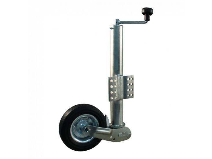 Winterhoff 60 mm automatisch einklappbar Stützrad mit Stahlfelge