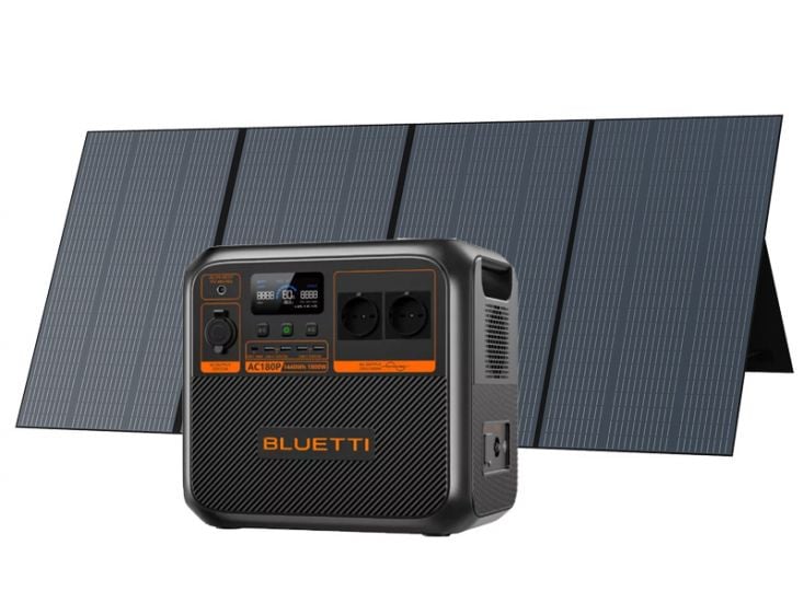 Bluetti AC180P mit PV350 Solar modul