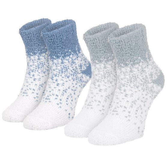 Black Snake Grau/Blau 2-Pack Damen Kuschelsocken