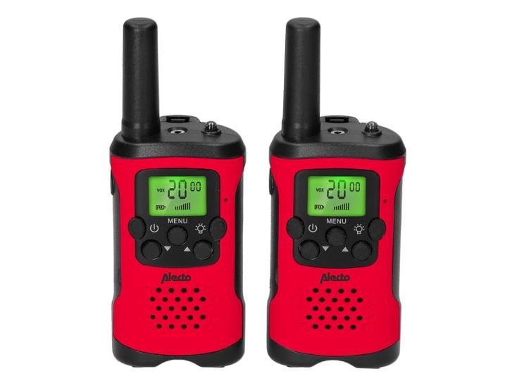 Alecto FR115RD Set mit 2 Walkie Talkies