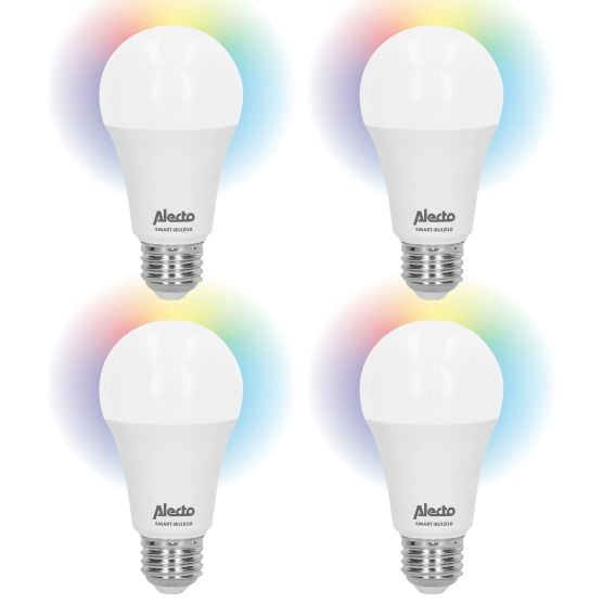 Alecto SMART-BULB10 4-PACK Smarte WLAN-Lampe