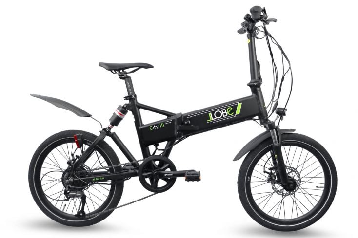 LLobe City III Black 10,4Ah Falt E-Bike