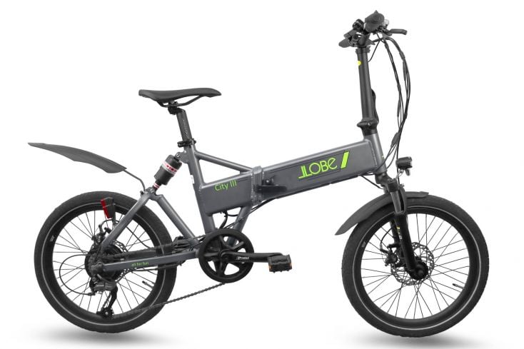 LLobe City III Grey 10,4 Ah Falt E-Bike