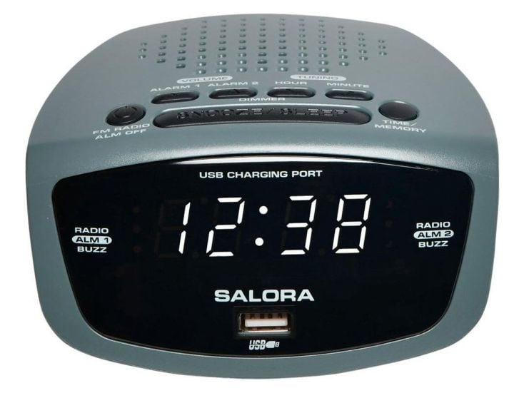 Salora CR627USB Uhrenradio mit Wecker