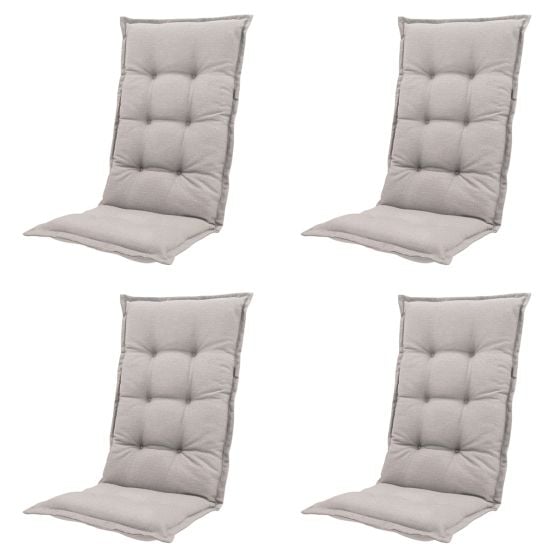 Madison Naples Taupe Gartenstuhlkissen - 4er-Set