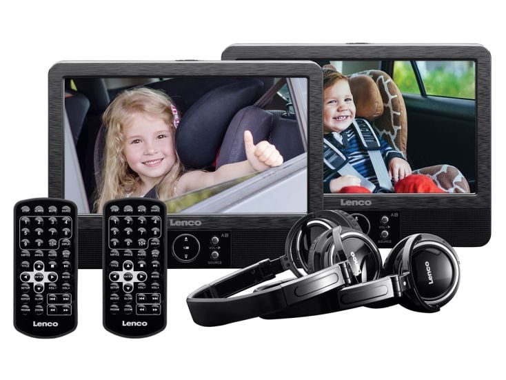 Lenco DVP-939 Set von 2 9 Zoll DVD-Spieler