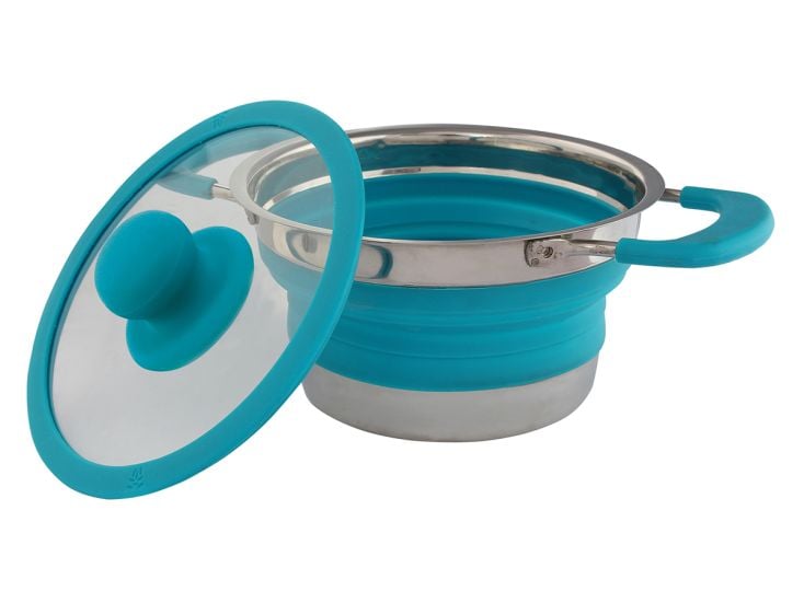 Eurotrail Größe S Pfanne mit Deckel - Blue