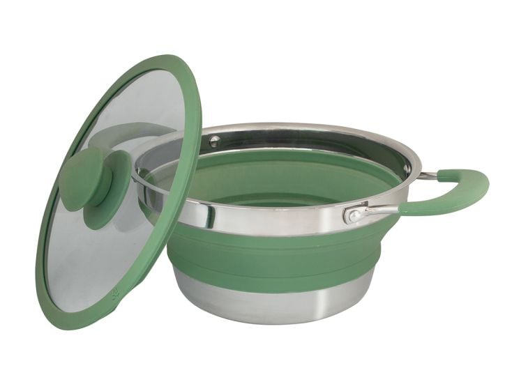 Eurotrail Größe S Pfanne mit Deckel - Sea Green