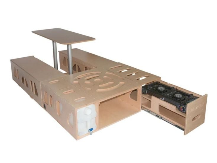 Moonbox Van/Bus 115cm Special Edition Campingbox mit Tisch