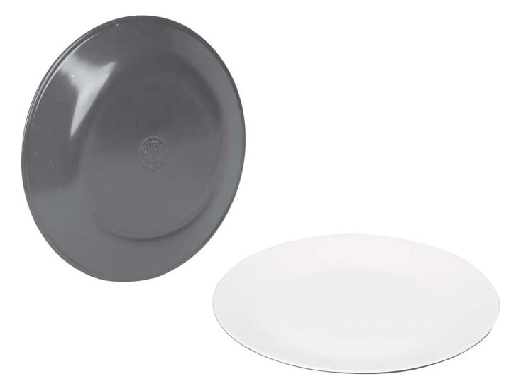 Bo-Camp Two-Tone Set von 4 Essteller - Grey