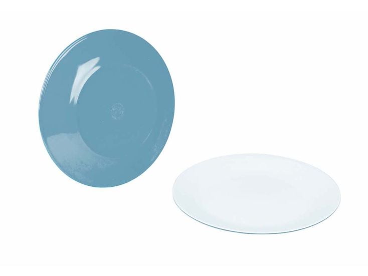 Bo-Camp Two-Tone Set von 4 Essteller - Blue