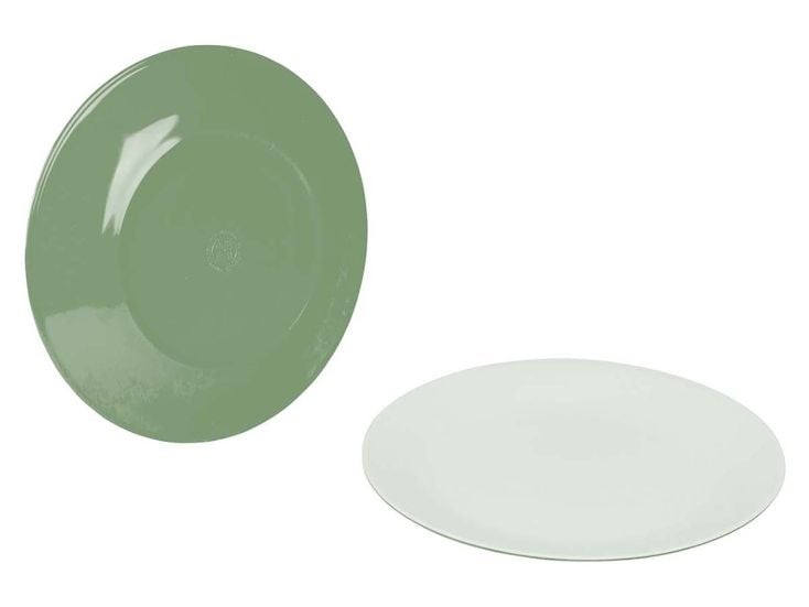 Bo-Camp Two-Tone Set von 4 Essteller - Green