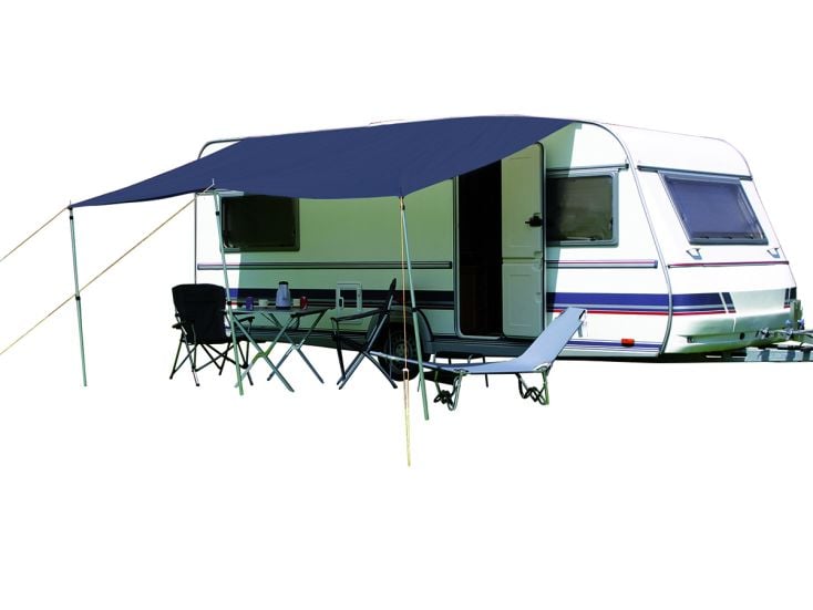 Eurotrail 450 x 240 cm Marine Universal Wohnwagen Sonnendach