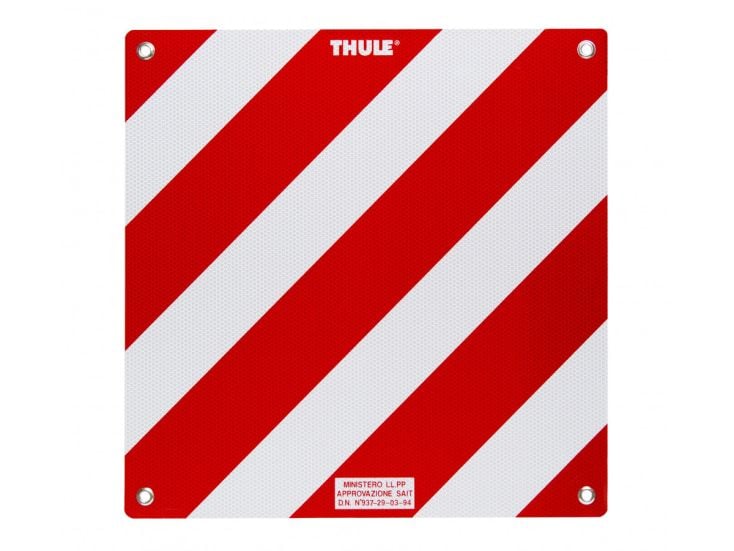 Thule Fahrradträger Aluminium Signalschild