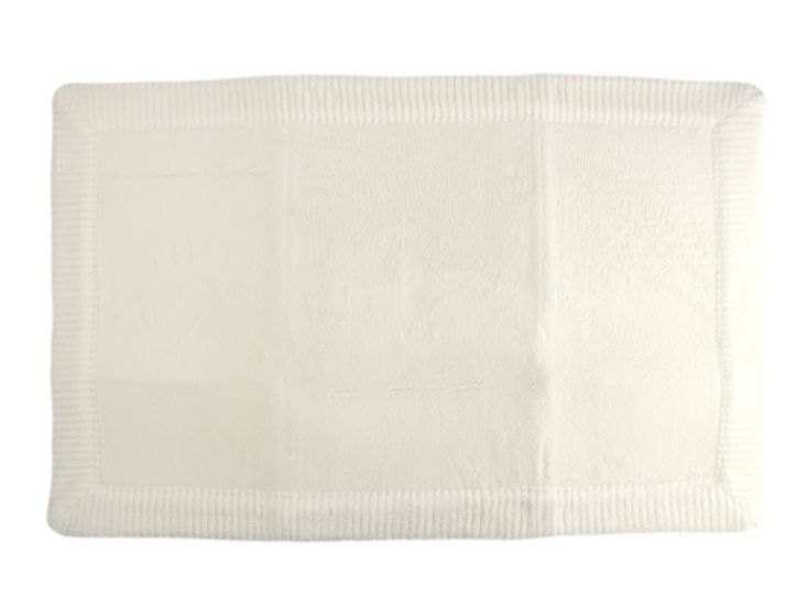 Orange85 50 x 80 cm Polyester Badematte - White