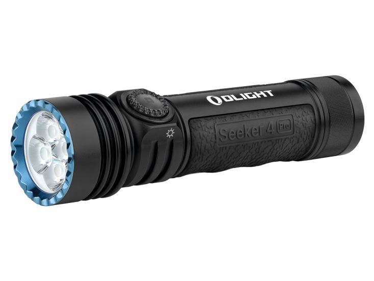 Olight Seeker 4 Pro Matte Black aufladbare Taschenlampe