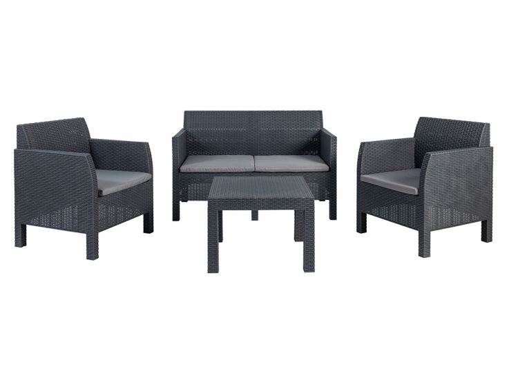 Toomax Matilde 4 Personen Anthracite Lounge-Set