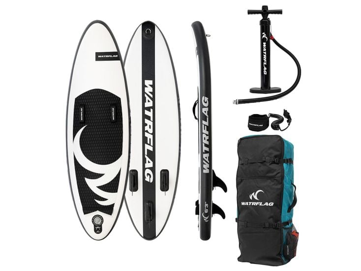 Watrflag Wave Rider 6'3" Aufblasbares SUP-Body Board Paket