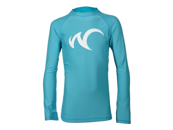 Watrflag Malaga lange Ärmel UPF 50+ Turquoise Kids Rashguard