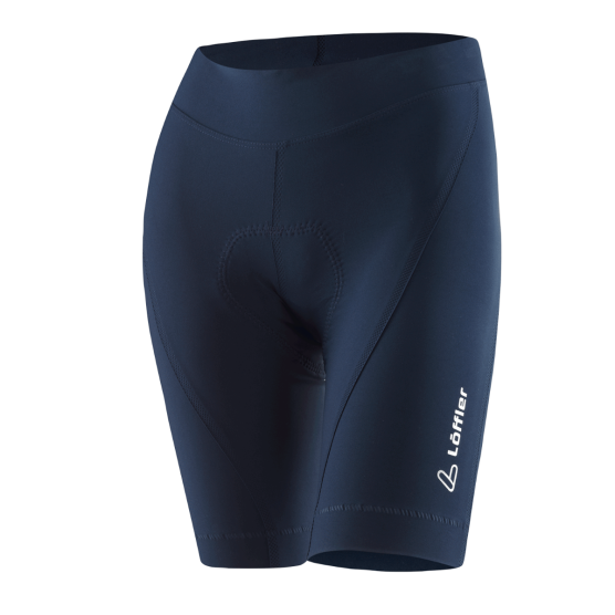 Loeffler blaue kurze Damen-Radhose