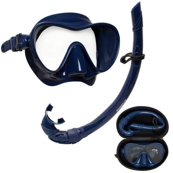 Atlantis Bali Erwachsene Schnorchel-Set - Blue