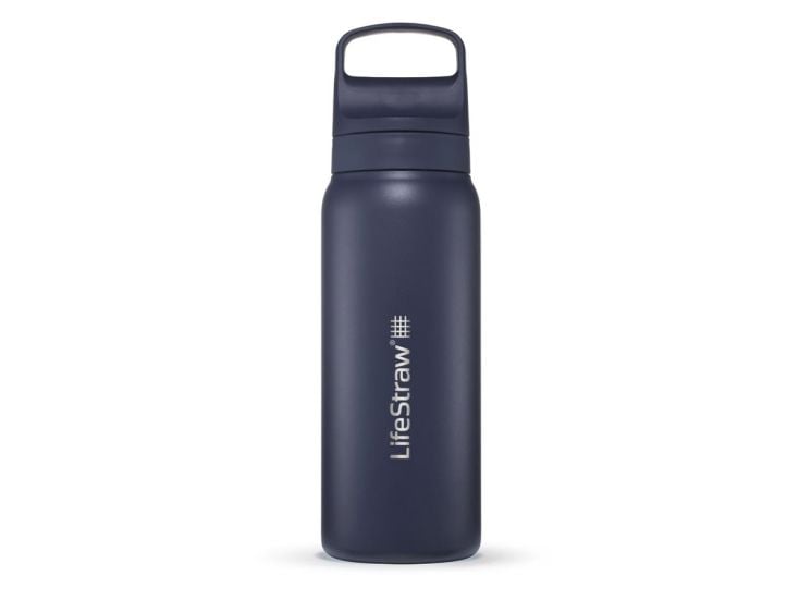 LifeStraw Go 2.0 700 blau isolierte Wasserfilterflasche