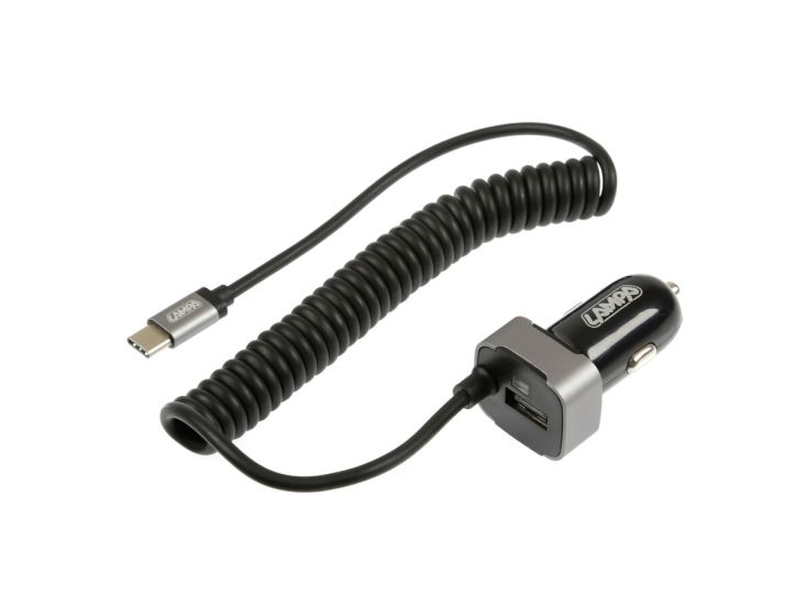Lampa 12/24 Volt USB Typ C Feuerzeugstecker