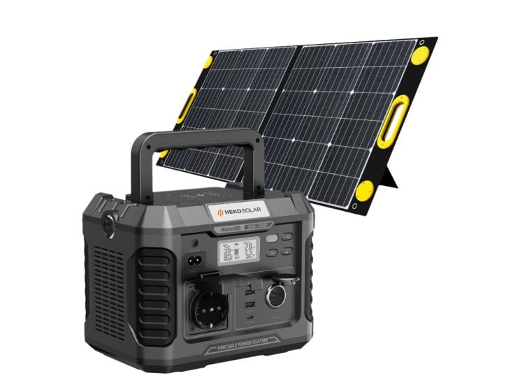 HEKO Solar Master 600 Powerstation mit 100W Solar Panel