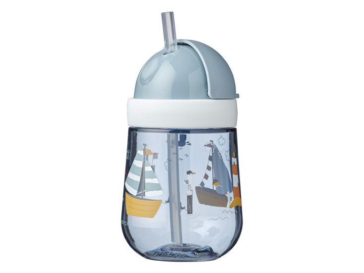 Mepal Mio 300 ml Little Dutch Strohhalmbecher - Light Blue